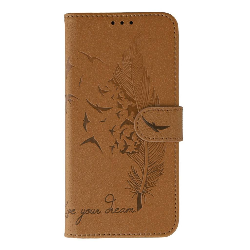 For Honor 400 Pro 5G (Global) Case Feather Imprint PU Leather Wallet Phone Cover