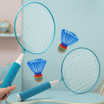 Children Badminton Racket Set Outdoor Sports Leisure Toys Lightweight Portable Badminton Parent-child Interactive Game Toys