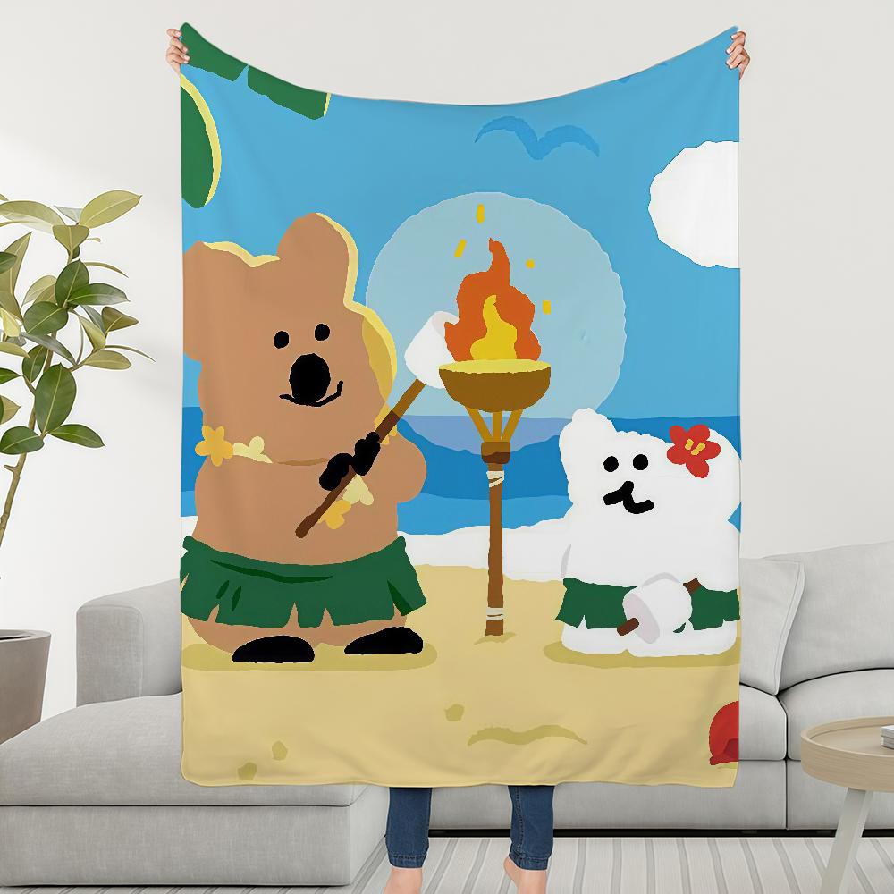 Cute Blanket Throw Super Cosy Plush D-DDinotaengS-ES Living Room Sofa Couch Childish Birthday Gifts