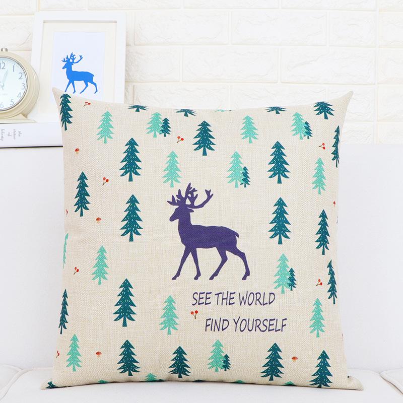 

Подушка-подушка Офисная подушка для поясницы Автомобильный диван Гостиная Сиденье Поясничная подушка Скандинавский стиль Хлопок Лен Квадратная подушка 45X45 without core