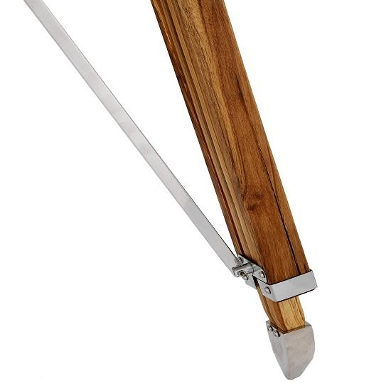 Wood Tripod Floor Lamp, Contemporary LED Spot Light For Living Room, Bedroom, Dinning Room, Home Decor 142 Cm