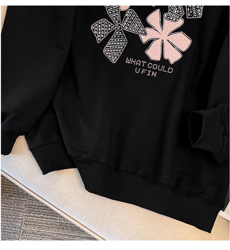 Plus Size Autumn Lapel Hoodie for Chest Circumference 200/300/350 Jin