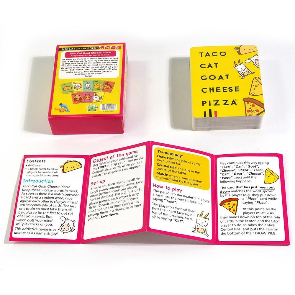 Taco Gatto Capra Formaggio Pizza Carta Estremamente Divertente per Gioco di Gruppo in Famiglia