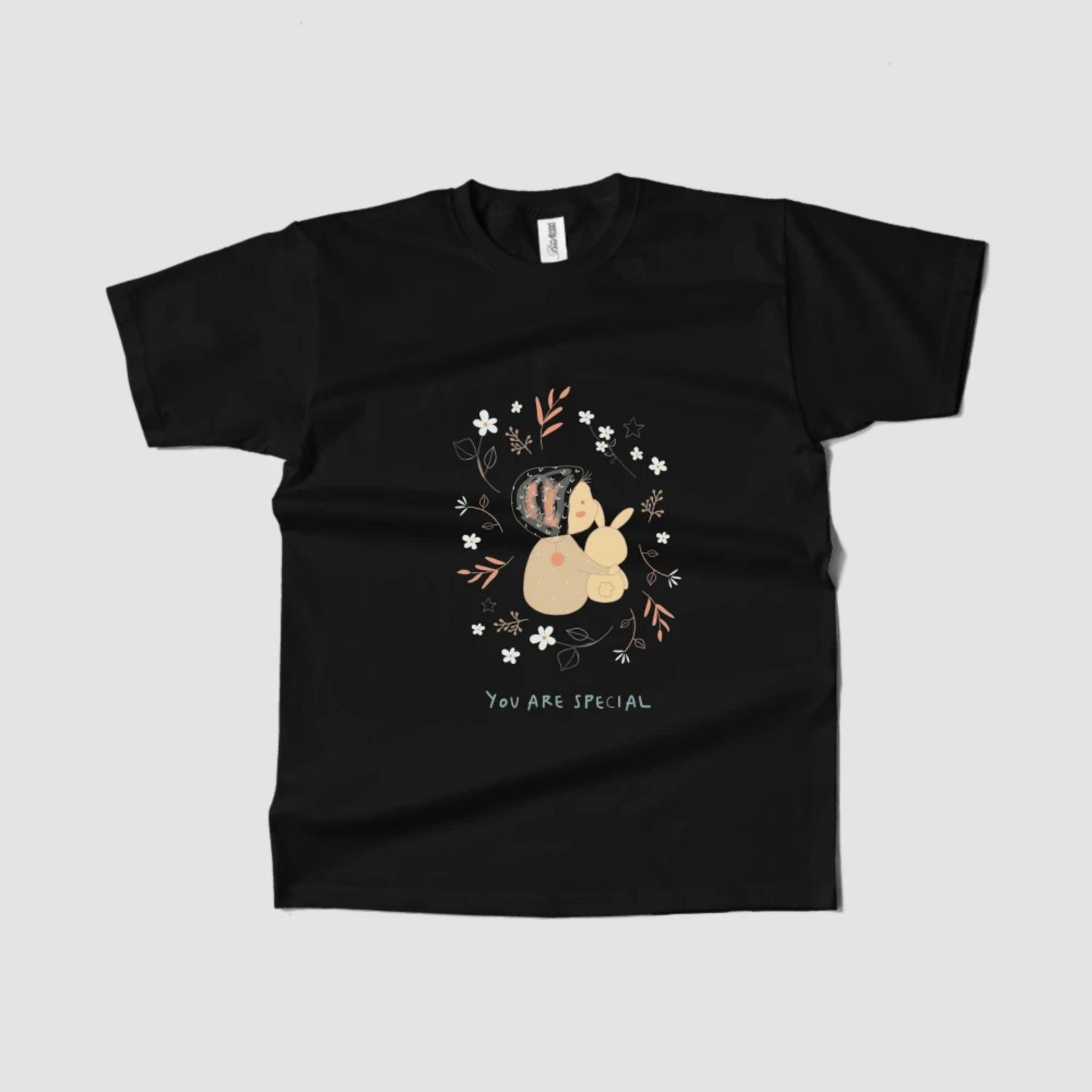 

Women s T-Shirt Cute Bunny Graphic Short Sleeve Round Neck Summer Spring Trendy 2023 Fast Ship S