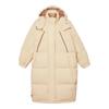 Timberland Hawker Recycled Down Puffer Long Parka, Women's, Angora Size L (TB0A5ZC3EFL1)
