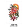 Skull Geisha Sweatproof Tattoo Sticker - Women's Small Full Arm Design