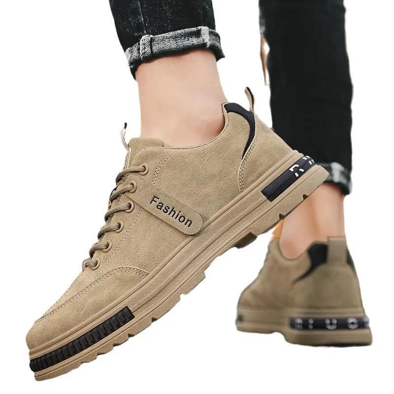 Men's Shoes Season Breathable Versatile Casual Trendy Shoes Men's Work Lightweight Sports Board Shoes