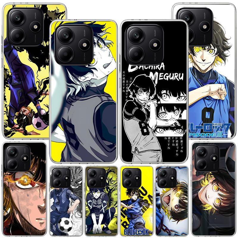 Blue Lock Bachira Meguru Phone Case For Xiaomi Redmi Note 15 14 13 12S 12 11 Pro Plus 14S 11S 11E 10 10S 11T 5G Personalized Cov