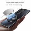 Magnetischer Ständer Magsafe Hülle für OPPO Reno 12 Pro 12 5G Hülle Halterung Stoßfest Hart Matt Ringhalter 360° Drehbar Schützende Rückseite Ständer Abdeckung