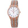 Lyre White Dial Ladies Two Tone Watch L4.759.1.11.7