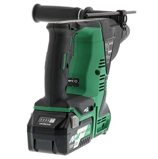 HiKOKI Cordless Rotary Hammer 36V with Two Spare Battery and Genuine Drill, Multi-Volt, Rechargeable, Lithium-Ion Batteries, Charger, Battery,