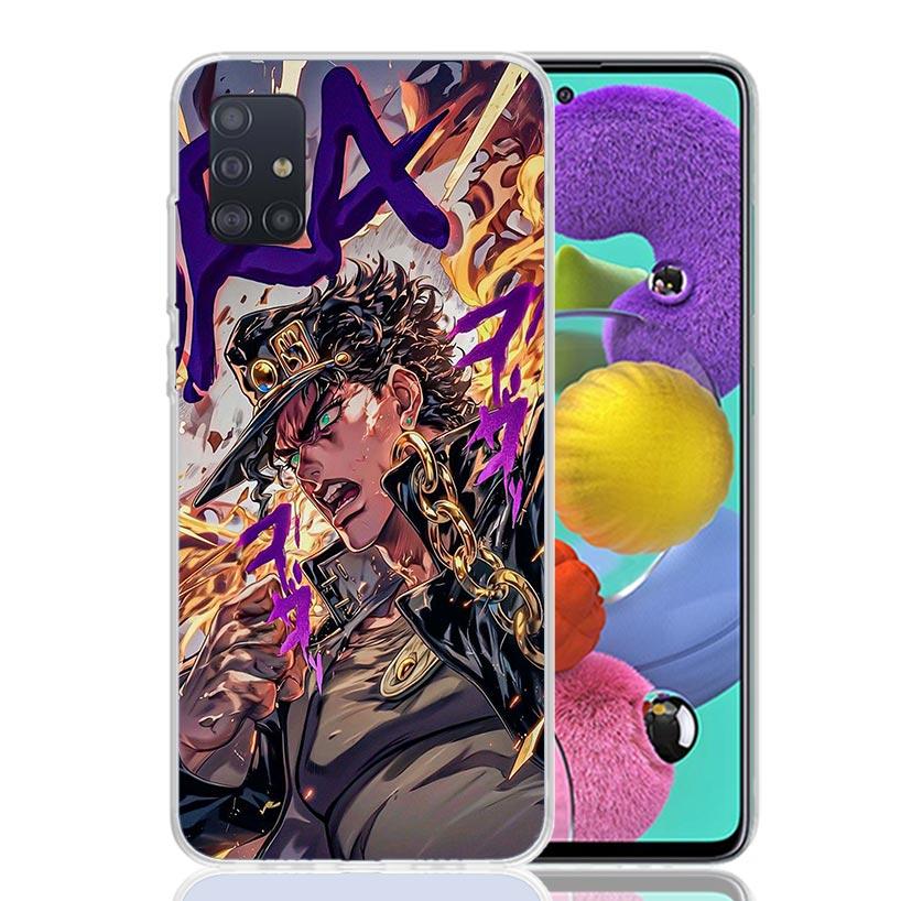 JoJo's Bizarre Adventure Kujo Jotaro Phone Case For Samsung Galaxy A52 A32 A22 A12 A02S A50S A30S A51 A31 AA71 Note 20 Ultra 10