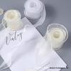 Organza Chiffon Lace Shoelaces with Pearl Buckle - Ballet Style, Off-White, Korean Inspired