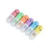 6 Pcs/lot Capsules Highlighter Vitamin Pill Highlight Marker Color Pens Kids Children Stationery Office School Supplies