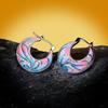 Stream Earrings Women'S 9 Silver Boutique Earrings Enamel Color Women'S Jewelry Stud Earrings