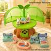 Children's Forest Treehouse Play Set with Little Rabbit & Playground
