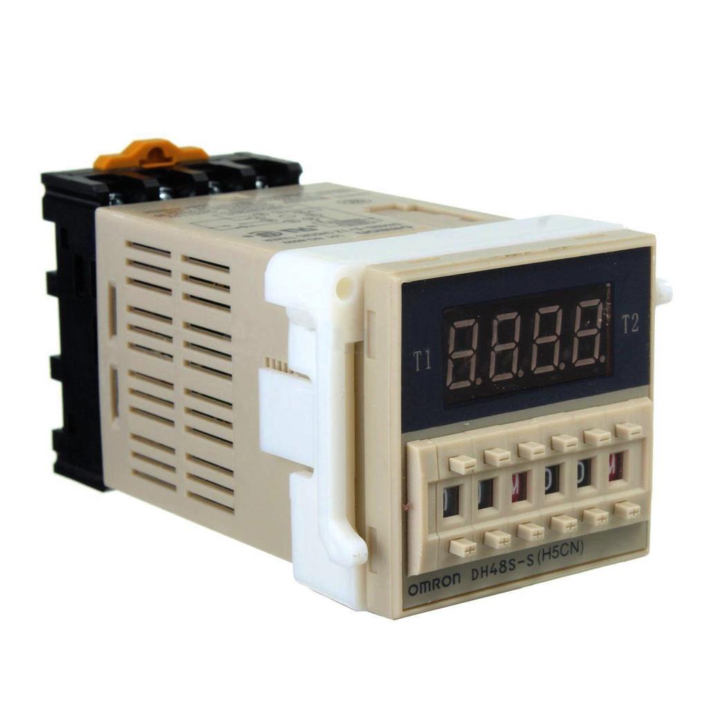 DH48S-S Digital AC 220V Precision Programmable Time Delay Relay With Socket Base