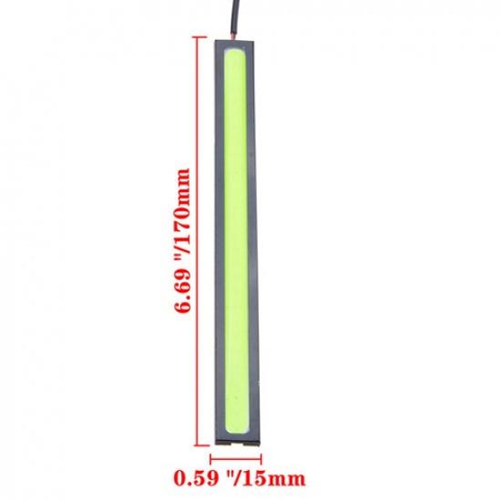 1X 12V Waterproof DRL LED Strip Light Bar Camping Caravan Boat Car COB Green