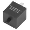 Adjustable LED Flasher Relay ABS Portable Waterproof Car Flash Relays 3 Pin for Controlling