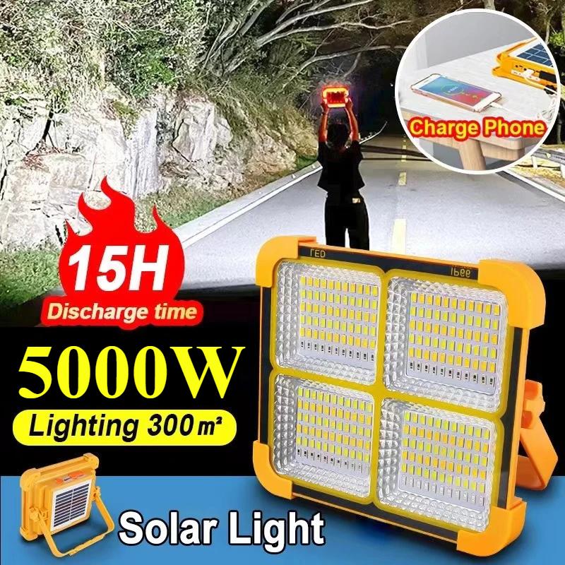 

Новый перезаряжаемый солнечный прожектор, уличный портативный светодиодный отражатель, прожектор, перезаряжаемый прожектор, строительная лампа 4LED(1PC)