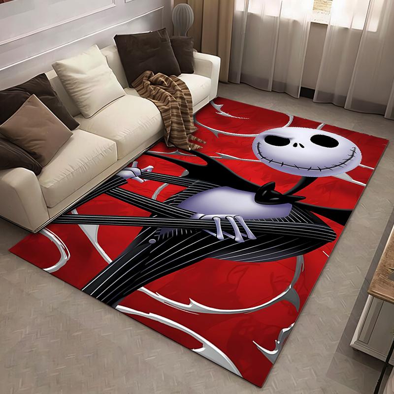 Classic Movie Nightmare Before Christmas Jack Large Carpet LivingRoom Home Decor Sofa Table Rug Anti Slip Chair Lounge Floor Mat