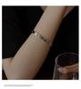 Gold Plated Titanium Steel Roman Numeral Bracelet for Women - Korean Style Fashion Couples' Accessory