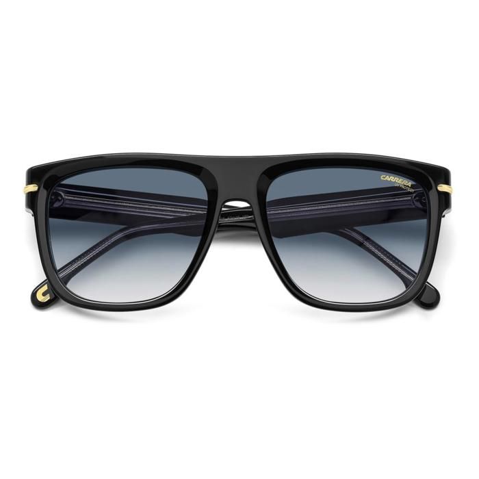Lunettes de Soleil Carrera CARRERA 340/S 57/19/150 BLACK GOLD/DARK BLUE SHADED acétate homme CARRERA 340/S