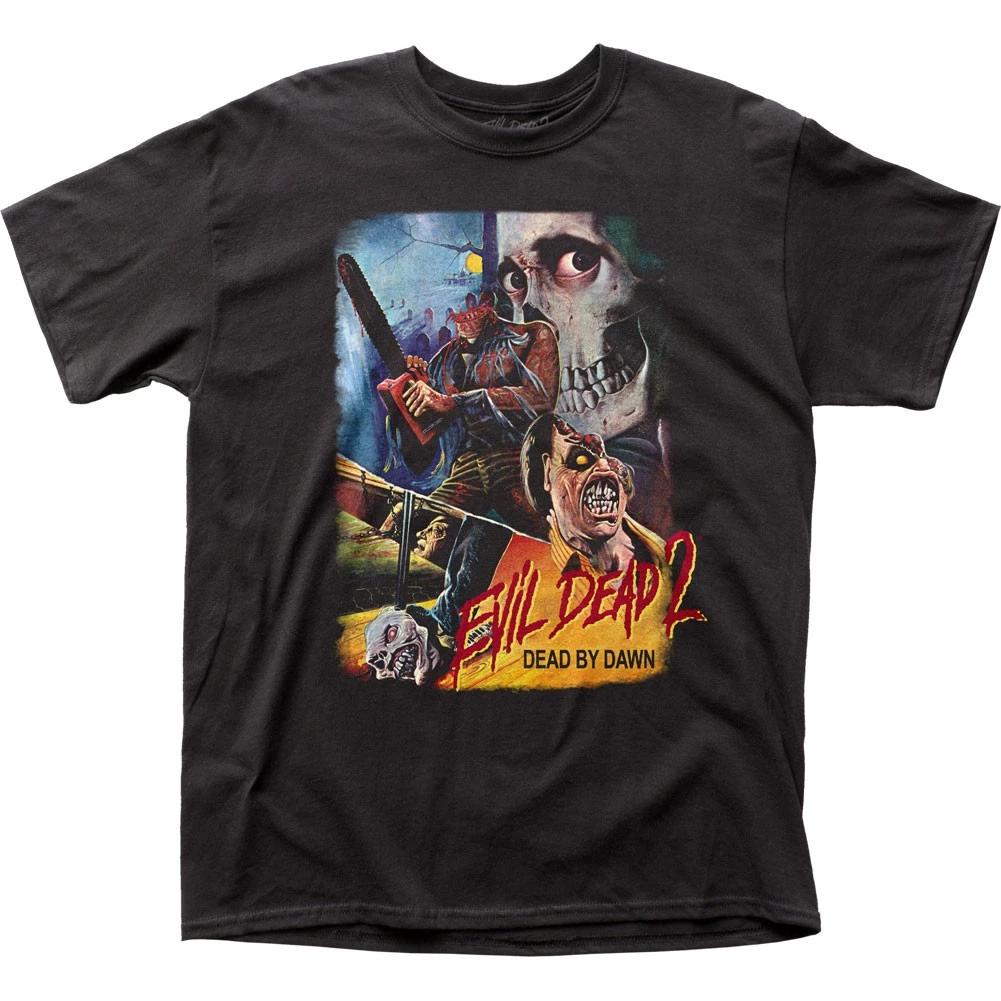 Evil Dead 2 Thai Poster Mens T Shirt Classic Horror Movie Tee New Black S