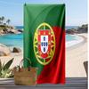 Asciugamano da Spiaggia Stampa Calcio Portogallo Asciugatura Rapida Super Assorbente Morbido Asciugamano da Bagno per Nuoto Spiaggia Viaggio Souvenir Regalo
