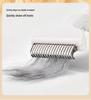 Pet De-Shedding & De-Tangling Self-Cleaning Comb: Fine Needle Hair Remover for Dogs