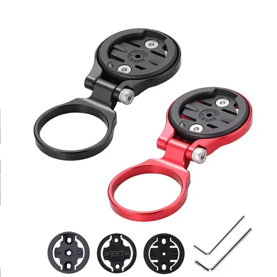 GPS Cycling Support Bicycle Computer Stem Mount Holder Front Folding Adjustable MTB Road Bike Stopwatch Stand for Garmin Bryton