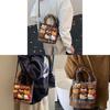 Cute Cat Canvas Crossbody Bag With Padded Shoulder Strap For Daily Use