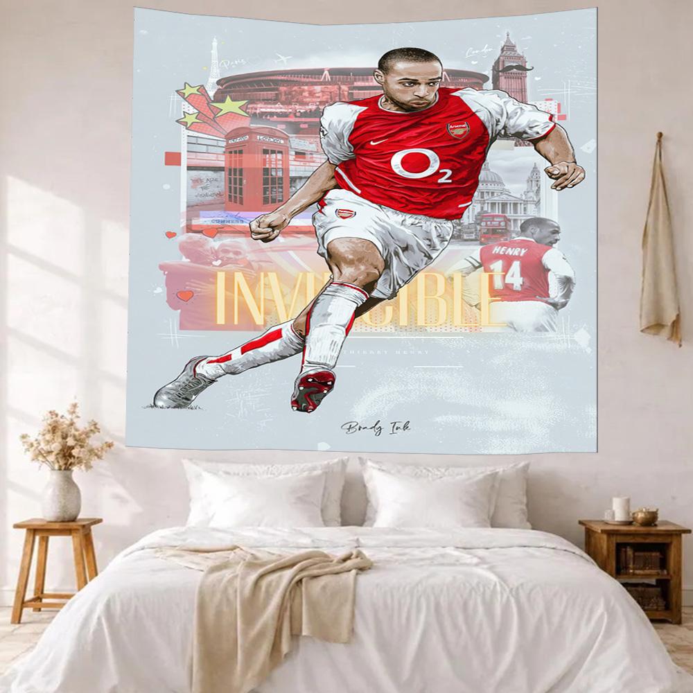 Arsenal Wall Decor Tapestry Art For Pet Memorial Birthdaywedding Party Backdrop Family Gift