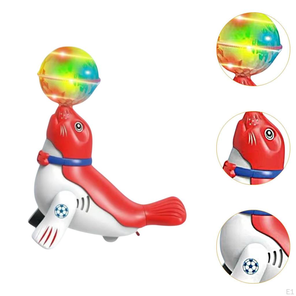 Crawl Toy Crawling Birthday Gift Electric Sea Lion Shaped Development Musical