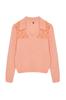 Women's Elegance Style Sweater Stone Embroidery Detailed Knitwear Sweater