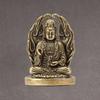 Brass Craft Pocket Buddha Ornaments Solid Buddha Pendant Creative Guanyin Buddha Statue  Office