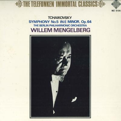 LP Schallplatte WILLEM MENGELBERG, BERLINER PHILHAR - Tschaikowsky: Symphonie Nr. 5 in E mi MZ5106 TELEFUNKEN 1972 Japan Obi Klassisch Gebraucht