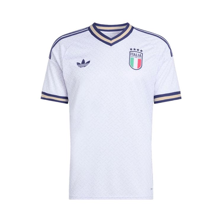 Adidas Italy 26 Away Jersey Aeroblue Men Tops White KC8704 L