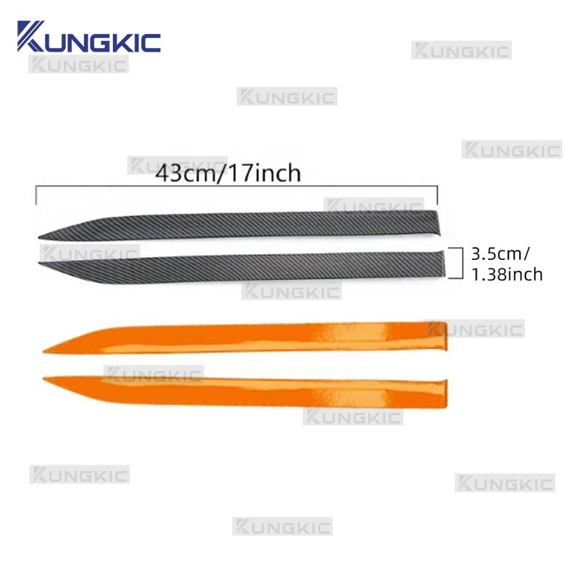 For Ford Ranger 2024 2025 LHD RHD Car Door Decor Panel Carbon fiber pattern Interior Accessories