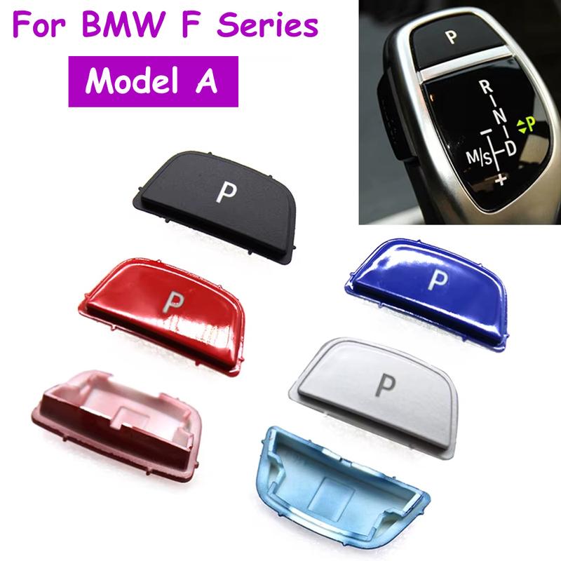 F20 F30 F36 F10 F11 F01 F02 F07 F25 F26 F15 F16 Car Gear Lever Auto Parking P Button Cap For BMW 1 2 3 4 5 7 X3 X4 X5 X6