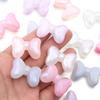 5Pcs Candy Color Bow Acrylic Beads Charms Cute Cream Color Bowknot Loose Beads for Bracelet Necklace Jewelry Making Accessories