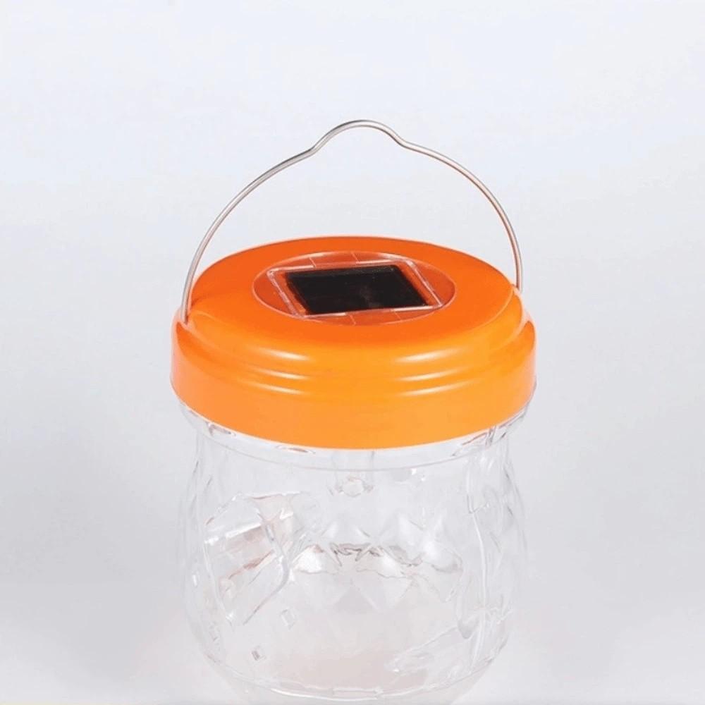 New Solar Powered Wasp Trap Box PP Hanging Bee Trap Bottle Reusable Transparent Wasp Killer Outdoor Use