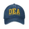 DEA Letter Print Sun Baseball Cap Female Male Custom DIY Trucker Hat Summer Streetwear Running Hippie High Quality Baseball Caps