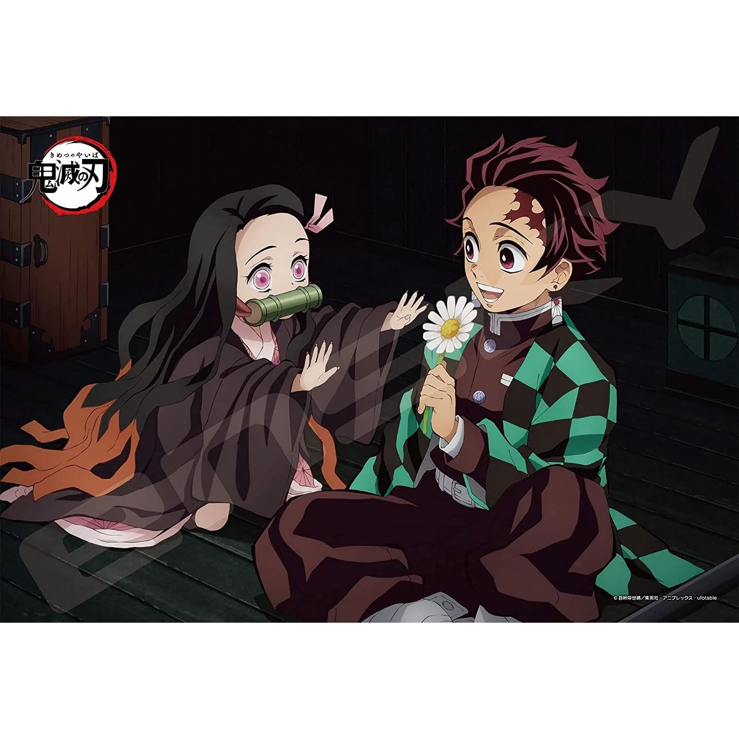 

ENSKY Пазл Демон Kimetsu no Yaiba и Нэдзуко 300 деталей Истребитель (Танджиро 2) 300-1706