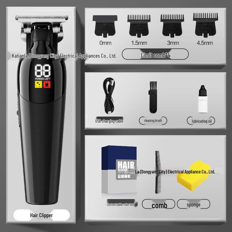 Pro Home Electric Hair Trimmer: Barber-Grade Clipper & Shaver