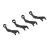 4PCS RC Helicopter Connecting Rod Set Plastic Replacement Parts Linkage Rods for Wltoys K124 K170
