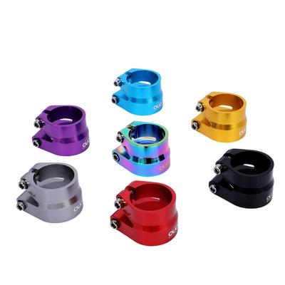 Double Layer Bicycle Seatpost Clamp Aluminum Zinc Zinc Alloy Bike Seat Tube Clip Seat Tube Clamp  Bike Parts