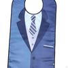 Adult Bib for Eating Suit Pattern Clothing Protector Unisex Elderly Women Men Seniors