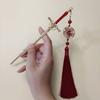 Ponteira de Espada Punk Metal com Franja Grampo de Cabelo Estilo Chinês Palitos Simples Para Mulheres Tendência Ferramentas de Design de Penteado Acessórios