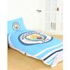 Housse De Couette - Manchester City FC - Réversible - 135x200cm - 48% Coton, 52% Polyester